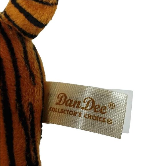 Dan Dee Orange Tiger Plush Stuffed Animal 7.75" - Picture 5 of 6